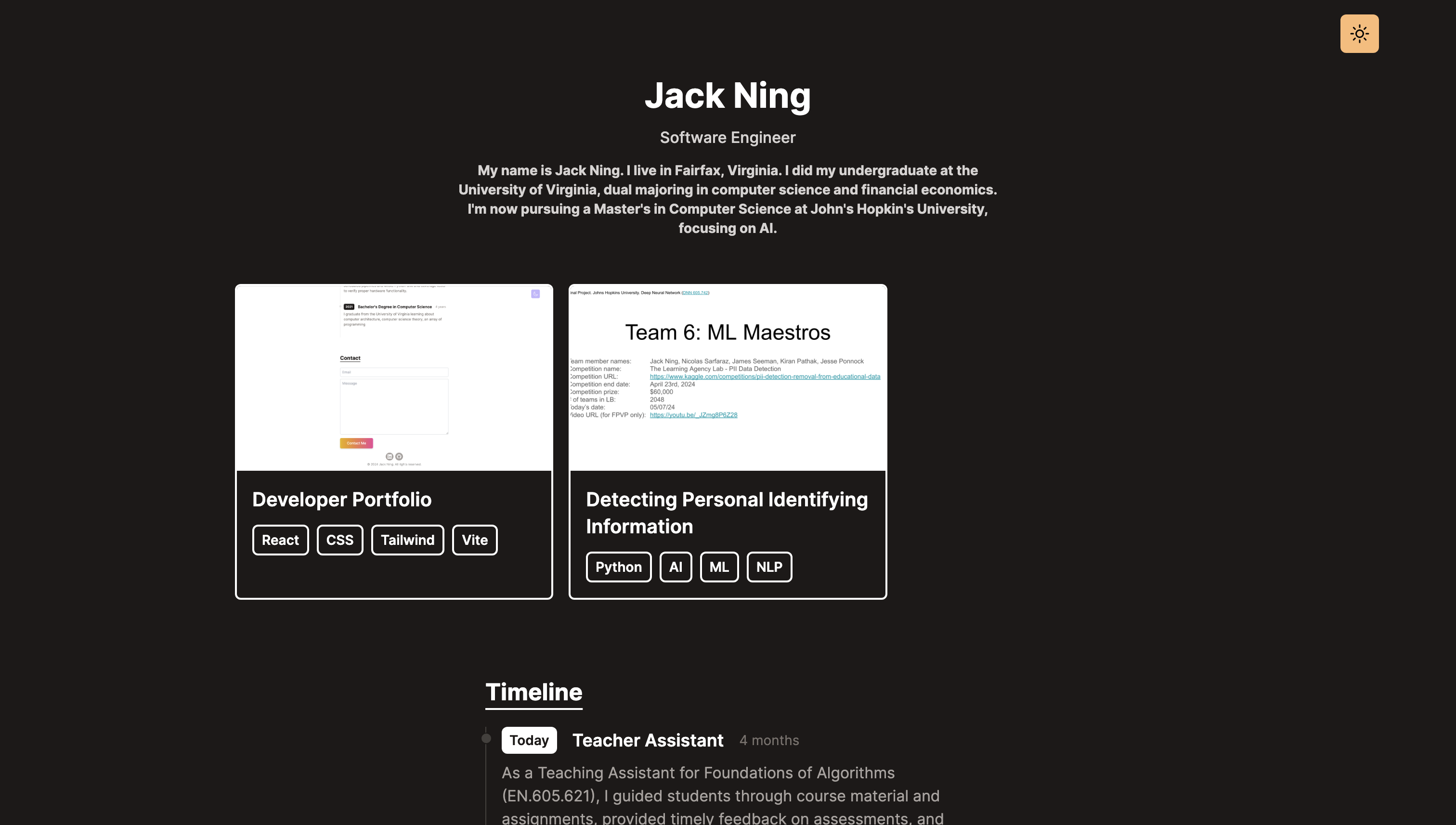 Jack Portfolio